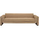 Romer Distressed Brown / Nubuck Tan Leather Sofa